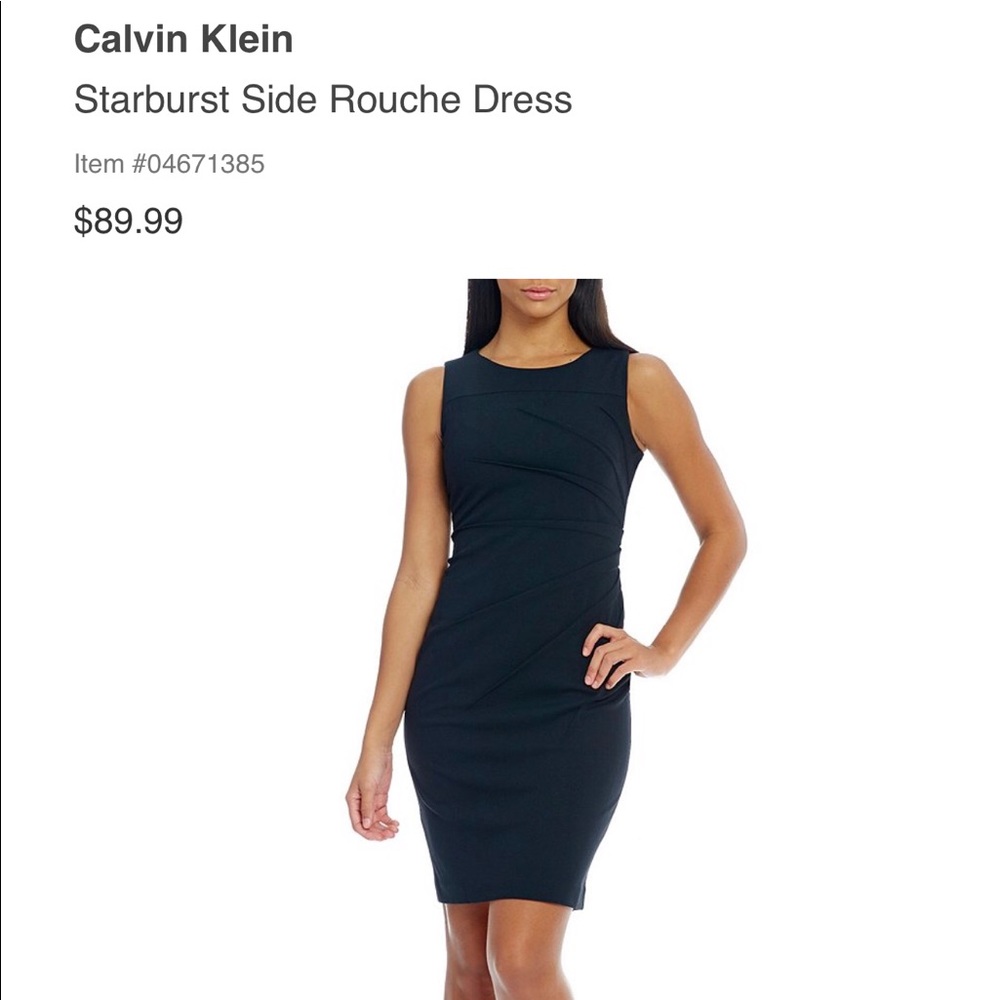 Starburst Side Rouche Dress